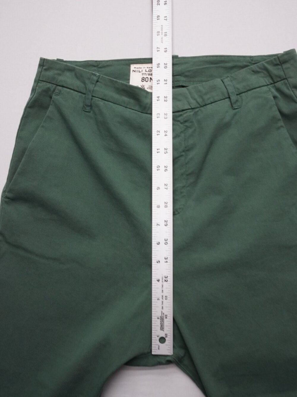 Nili Lotan Paris Drop Crotch Pants Size 6 Green - Picture 8 of 10